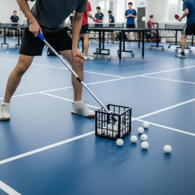 Tischtennisballsammler leichtgewicht Tischtennisball Aufheber für Turnhalle