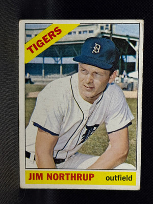 1966 Topps - Jim Northrup #554 Detroit Tigers - High# - GVG