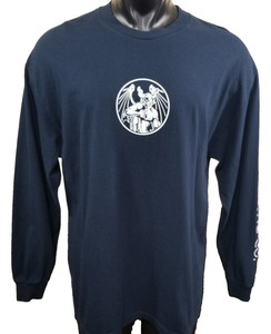 Stone Brewing Company Logo Craft Beer Blue L/Sleeve T-Shirt Sz XL *Note