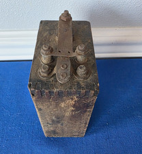 Antique Ford Model T A Ignition Buzz Coil 1908-1927 Wood Box Dovetail Trembler