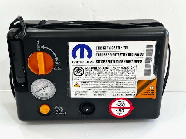 MOPAR TIRE SERVICE KIT  EMERGENCY INFLATOR COMPRESSOR SEALANT  OEM 04726542AE