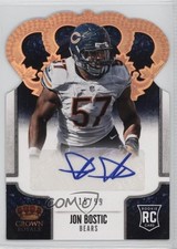 2013 Panini Crown Royale 15/99 Jon Bostic #149 Auto 0v1