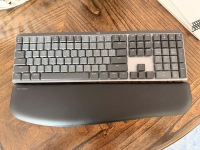 Logitech MX Mechanical Wireless Illuminated Keyboard Tactile Switches  Graphite