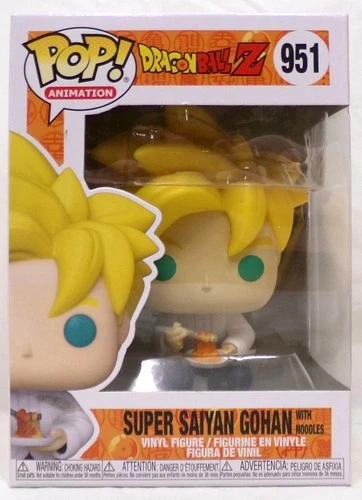 Funko Pop 2021 Animation Dragon Ball Z 951 Super Saiyan Gohan With Noodles Vinyl
