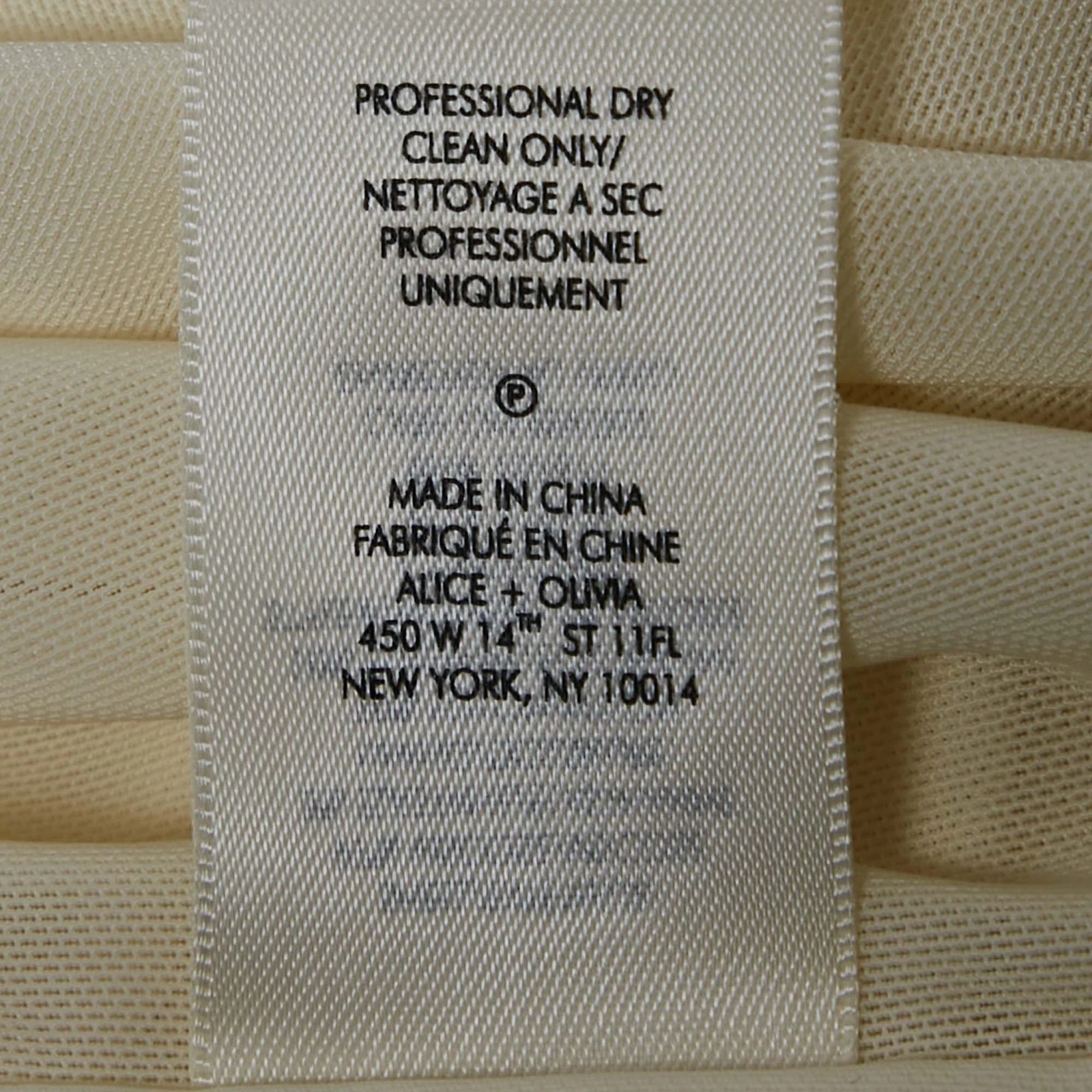 OFF WHITE Mini Abito James Alice + Olivia Off White Jersey XS