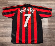 Vintage Shevchenko AC Milan 03/04 Home Size L adidas Jersey Original