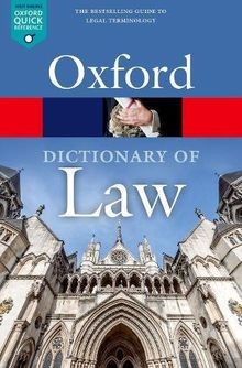 A Dictionary of Law (Oxford Quick Reference) | Buch | Zustand gut