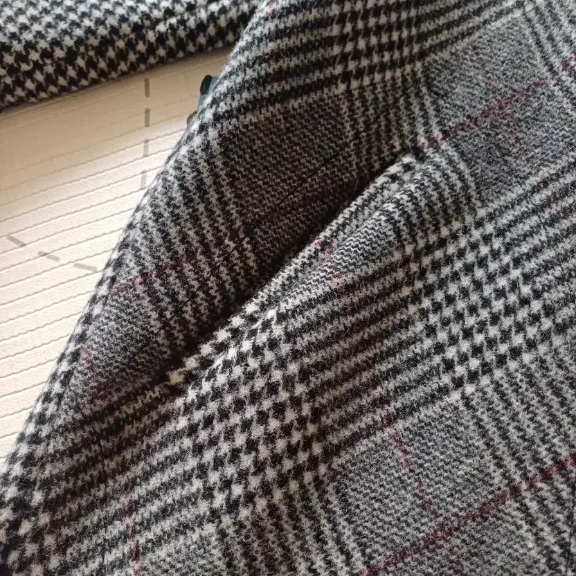 Checked Pattern Wool Coat Winter Outerwear for Wo… - image 5