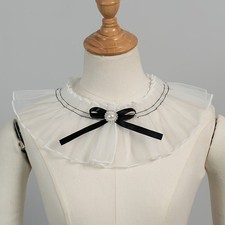 Women's Victorian Collar Halloween Retro Neck Ruff Elizabethan Ruff Collars