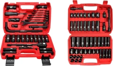 49PCS 1/2 Socket Wrench Set&48Pcs 3/8 Socket Set