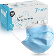 FDA Cleared ASTM Level 3 Procedure Face Masks, Made in USA, ≥98% Filtration, Flu