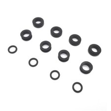 Set of 4 Fuel Injector O-Ring Kit,Injector Grommet and Insulator Seal Kit for