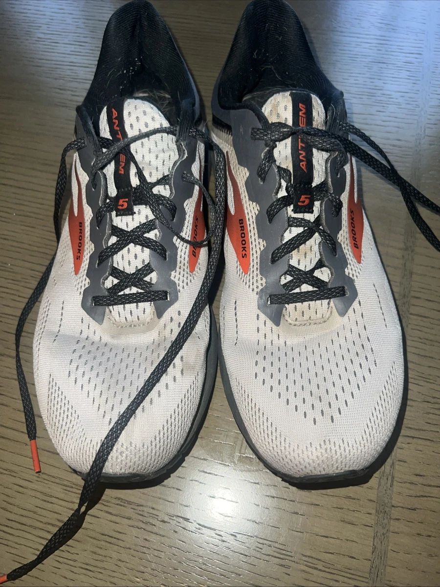 Brooks Mens 11 D Running Shoes White Neutral Anthem 5 Lightweight Lace Up Active Amazon.com | Brooks Men main image 3