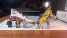 LEGO Star Wars obi wan & anakins Starfighter Set with Minifigures