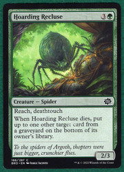 Hoarding Recluse #186 Common The Brothers' War MTG
