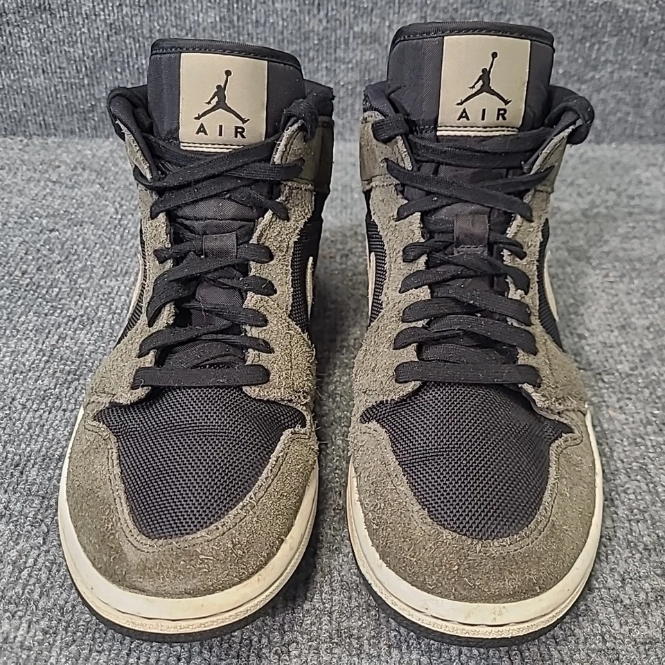 Zapatillas de baloncesto Air Jordan 1 Mid Olive para mujer BQ6472-030 talla 8,5 W/7 M Foto 2 de 4