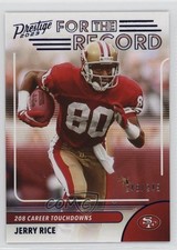 2023 Panini Prestige For the Record Xtra Points Blue 248/249 Jerry Rice HOF 04br