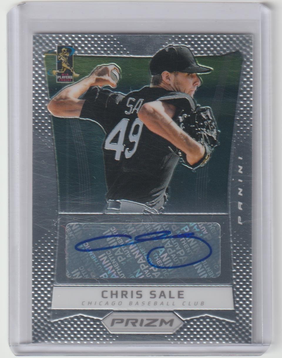 Chris Sale #CS 2012 Panini Prizm Baseball Autographs