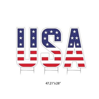 Advanced Graphics 7009 USA Outdoor Yard Sign Letters