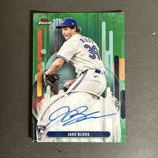 2025 Topps Finest - Finest Autographs Jake Bloss #FA-JBL (AU, RC) /75