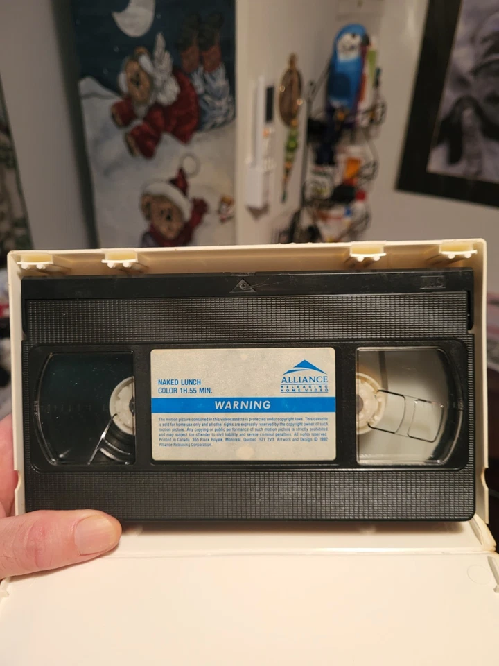 Naked Lunch VHS (1991) David Cronenberg Cult Horror Film (Rare OOP)  - Image 4 of 4