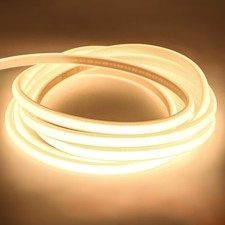 COB Led Strip Lights Waterproof IP67 6.56feet Cuttable LED Rope Lights AC 110...