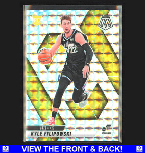 Kyle Filipowski 2024 Panini Mosaic Silver Mosaic Prizm RC UT Jazz 231