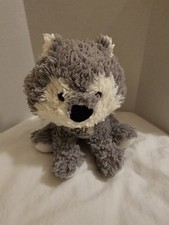 Great Wolf Lodge Gray Wolf Plush Fiesta 10  Stuffed Animal Lodge Exclusive