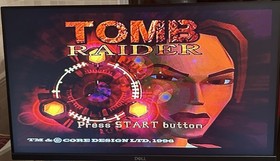 SEGA SATURN TOMB RAIDER - TESTED WORKING