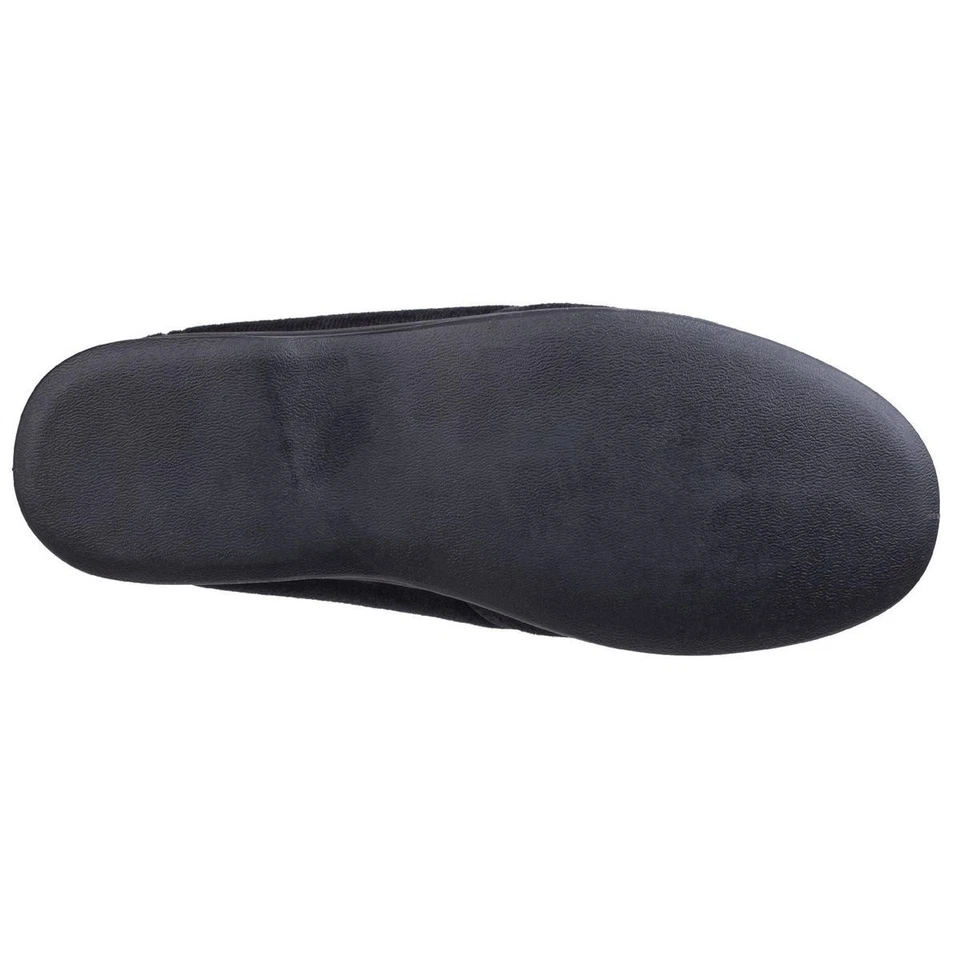 Zapatilla sin cordones Mirak Shepton negra parte superior elástica que proporciona un ajuste seguro Foto 2 de 4