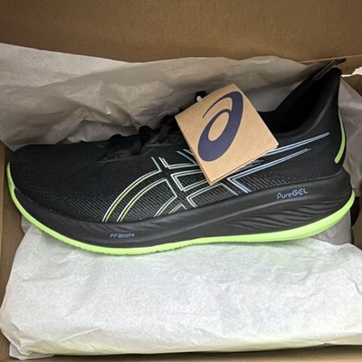 ASICS Gel-Cumulus 26 Black Electric Lime Men's Mesh Running Shoes 1011B792-001