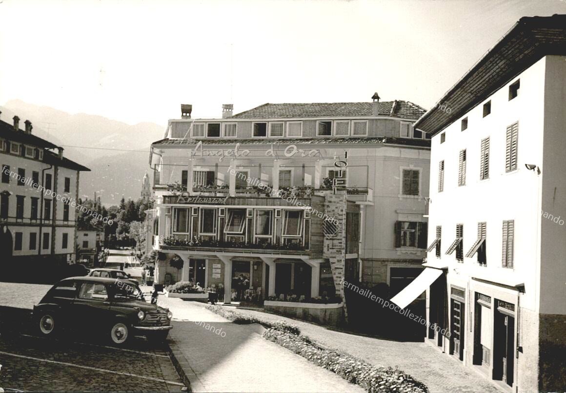 eq76 cartolina cavalese,hotel angelo d'oro,provincia di trento