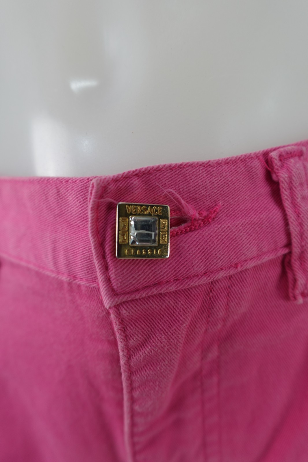 Versace Classic V2 Women's Trousers Size 45/31 Woman Italy Vintage Skinny thumbnail 3