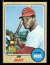 1968 Topps Lee May #487 Cincinnati Reds High Number *Very Good*