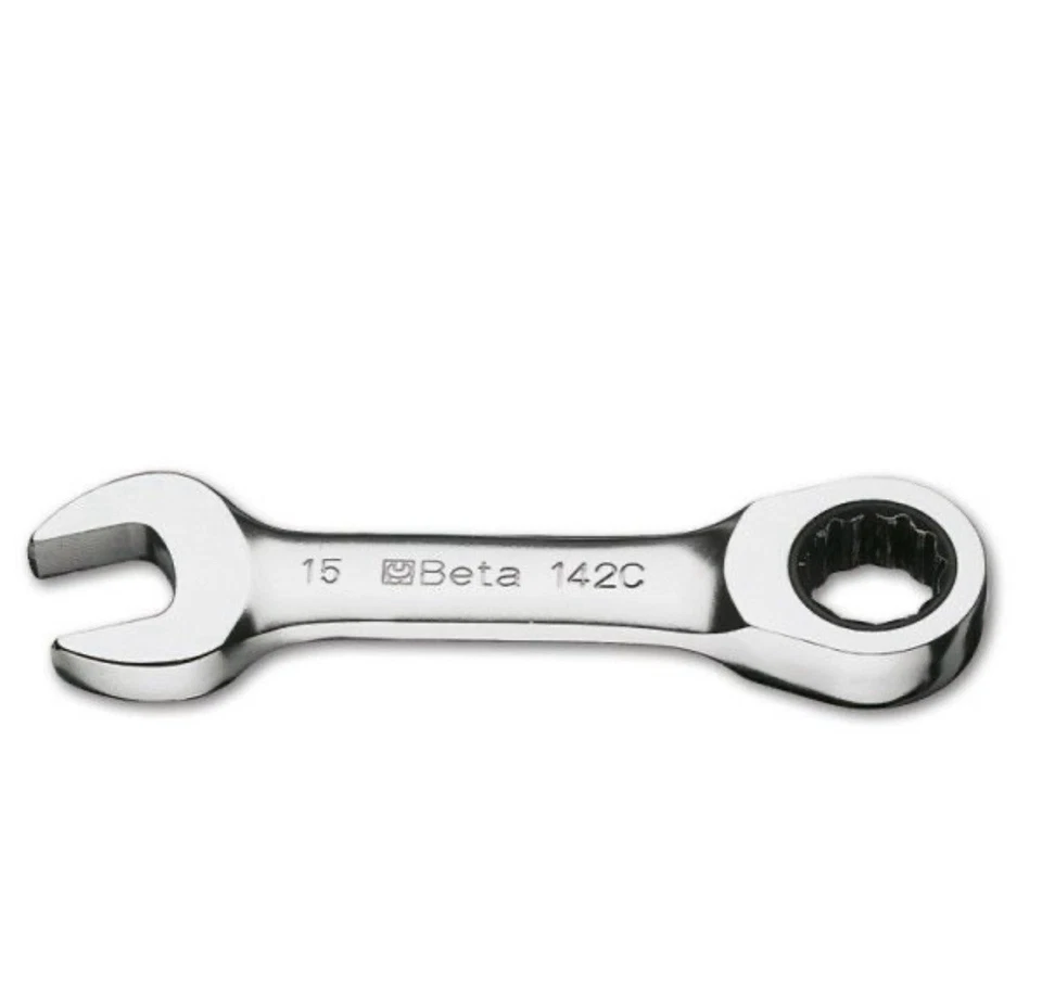 BETA 142c/A12 Set 12 Chiavi Combinate corte a Cricchetto Dritte 8-19mm - Immagine 3 di 3