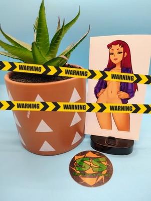 (4.5 Inches) Starfire (Jacket Only) - Water-Resistant Vinyl Sticker