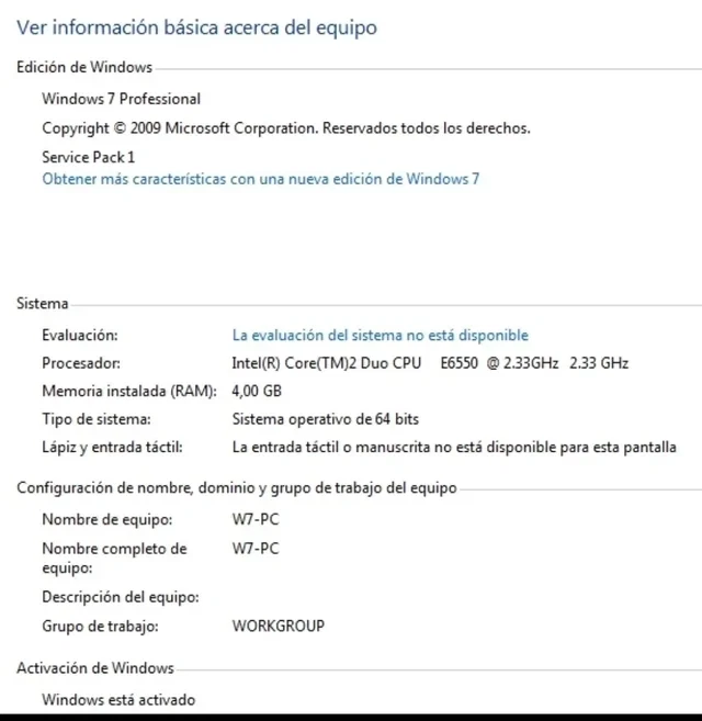 PC Completo Windows 7 | Intel Core 2 Duo | 4GB RAM | WiFi | Ofimática y Web - Imagen 3 de 4