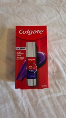 Neu Colgate Max White Purple Serum nach dem Zähneputzen Whitening Booster 40ml
