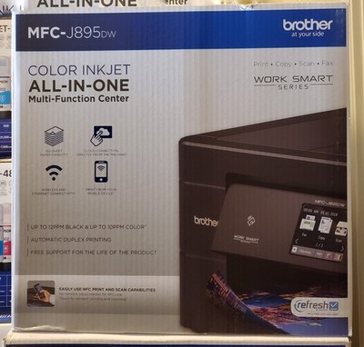 Brother MFC-J895DW InkJet All-In-One Color Printer, Brand NEW