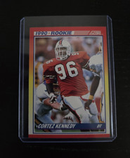 Score 1990 Cortez Kennedy Rookie Miami Hurricanes Football Card #299. rookie card picture