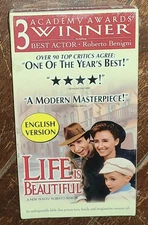 Life Is Beautiful [CC] (VHS, 1999, Miramax) Roberto Benigni/Nicoletta Braschi!