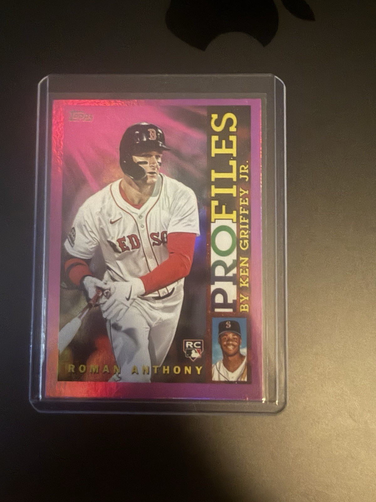 2026 Topps Series 1 - Topps Profiles Roman Anthony #TP-23 Pink Foil (RC)