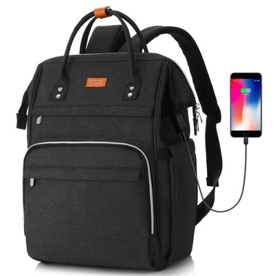 Rucksack Damen Rucksack Schule mit 17 Zoll Laptopfach Schulrucksack Mädchen T...