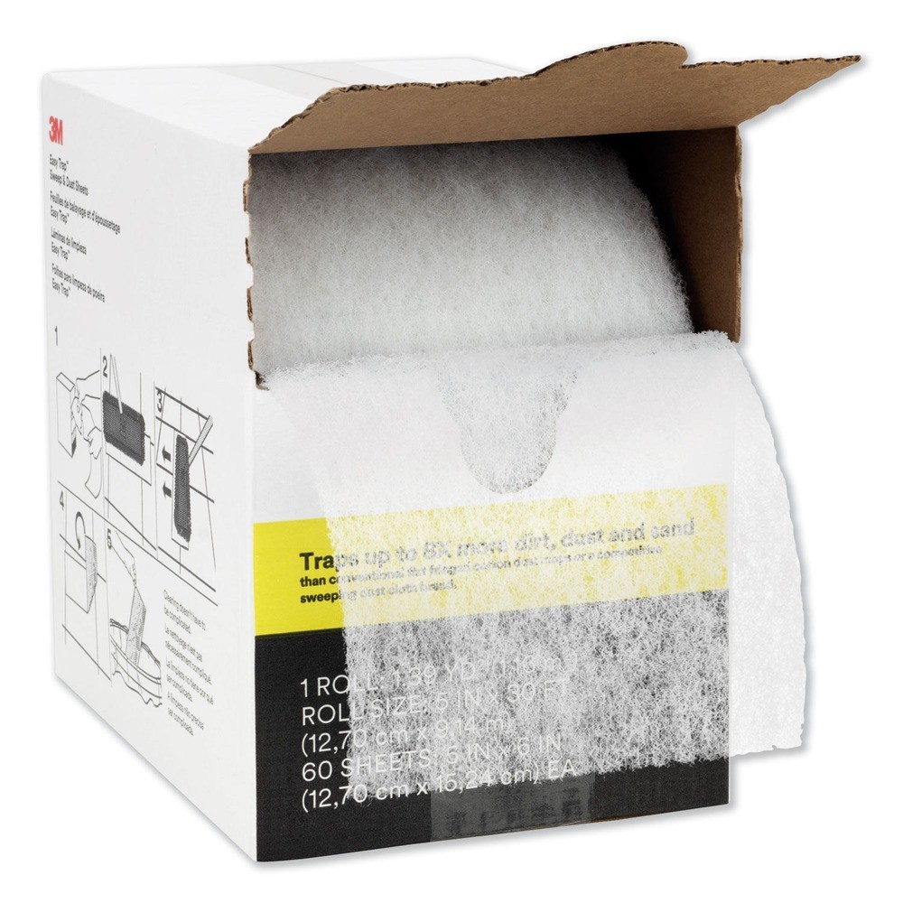 3M 59032W 5 in. x 30 ft. Easy Trap Duster - White (1/Box) New