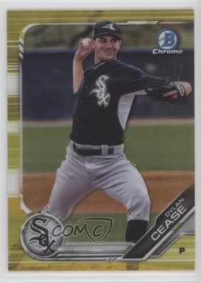 2019 Bowman Chrome Prospects Gold Refractor /50 Dylan Cease #BCP-113 0x1