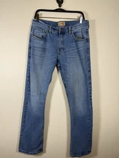 Wrangler 20x Mens Jeans 32x32.5 Medium Wash Stretch Bootcut Jeans Western Cowboy