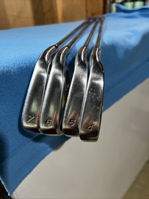 Set Taylormade RAC LT Irons 4,5,6,7 Four Clubs Taylormade Steel Shafts S Flex RH