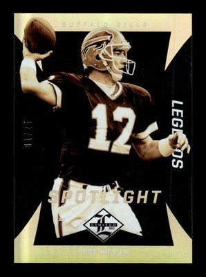 2013 Panini Limited #136 Jim Kelly Gold Spotlight 01/25