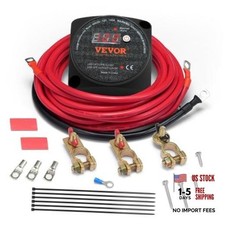 Dual Battery Isolator Kit, 12V 140Amp, Manual and Auto Modes VSR 140 AMP Kit