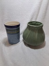 Vntg Rare Pottery Lot 2 Pcs 1 Royal Haeger 90's+1 Ceramika Artystyczna Authentic